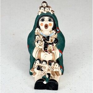 American Legacy Native American Pueblo‎ Storyteller Figurine Cochiti 3.5”
